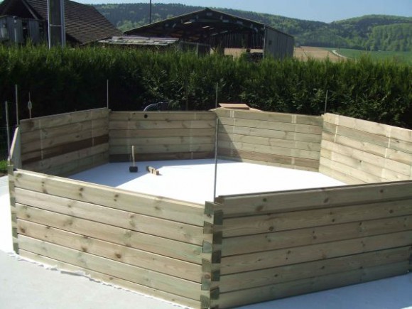 Construire une piscine hors sol en bois astuces bricolage Hors Créatif sol Piscine