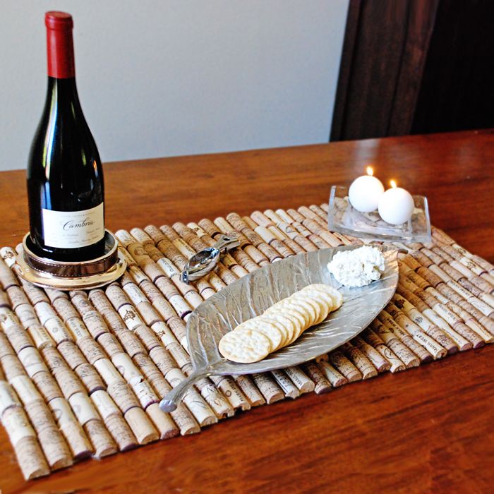 Idées créatives de sets de table avec de la récup'! astuces ... Cuisine table de Créatif Fabrication