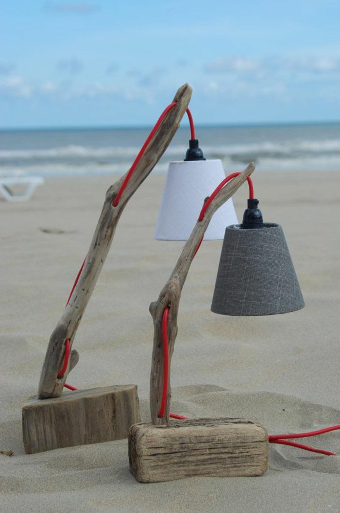 10 Modèles de lampadaire crées avec du bois flotté ...