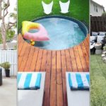 Les étapes pour transformer  une cuve de bétails en acier galvanisé en une piscine !