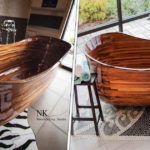 De très belles baignoires en bois conçues par un ex-constructeur de bateaux