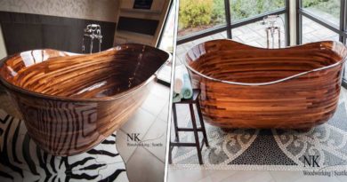 baignoires en bois