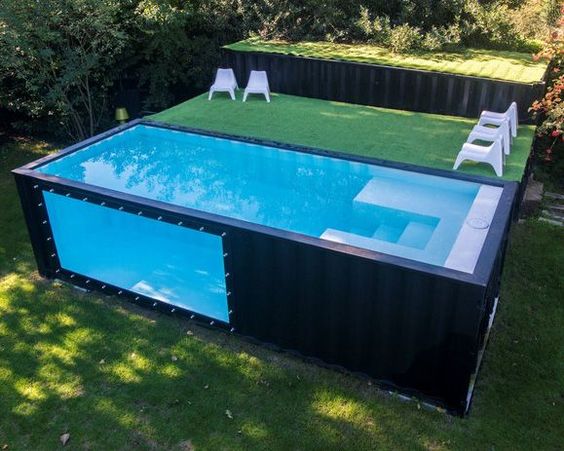 Piscine conteneur