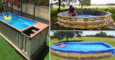 fabriquer piscine avec recup