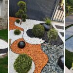 decoration jardin gravier